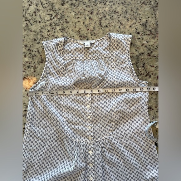 Women’s 100% cotton made in India button up sleeveless top size S - Picture 4 of 6